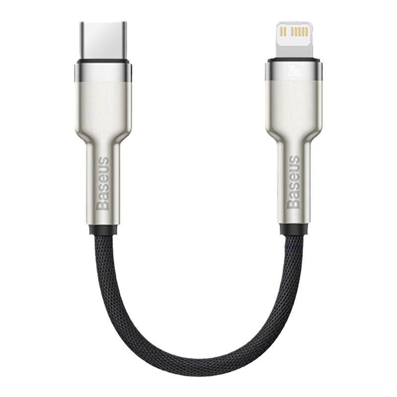 倍思适用iPhone17数据线0.2m短便携PD20W苹果16充电线器X手机14快充20cm充电宝短线XR闪充6P超短2