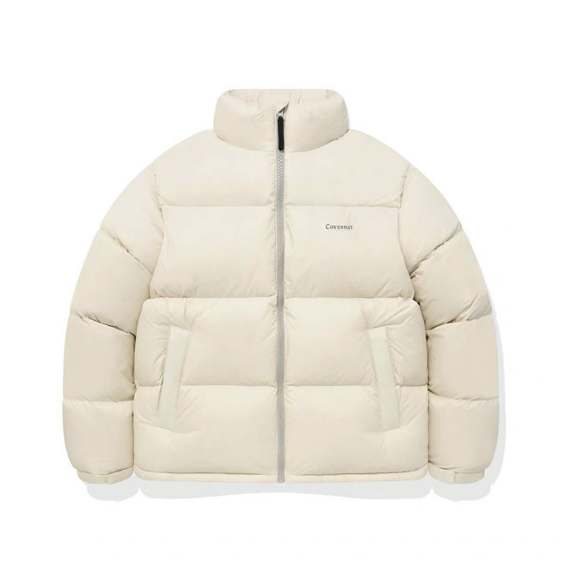韩国潮牌covernat羽绒服直邮现货白鸭绒经典logo周洁琼同款24FW款