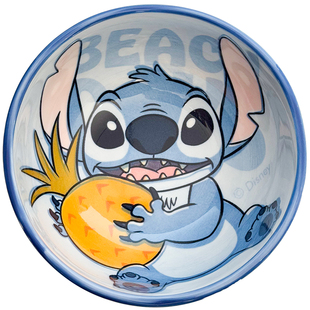 史迪仔联名饭碗礼盒家用可爱风陶瓷碗卡通新年礼物伴手礼碗具套装