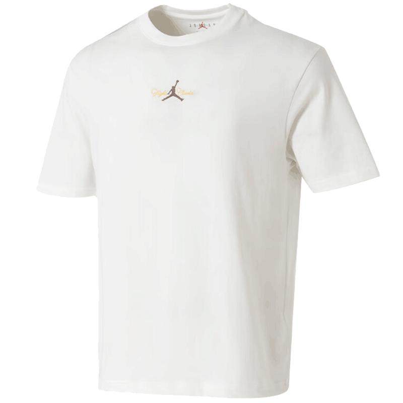 NIKE耐克夏季男子JORDAN运动休闲时尚圆领印花短袖T恤IF0381-034