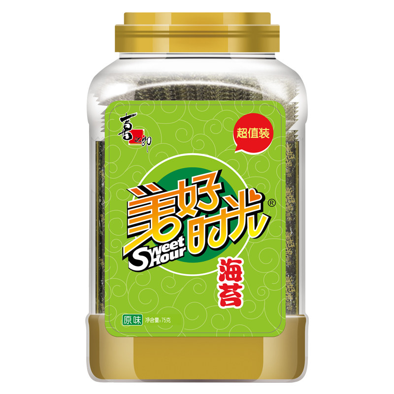 美好时光经典原味海苔罐装