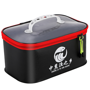 钓鱼配件收纳盒多功能渔具箱路亚鱼钩小药饵盒工具包垂钓用品