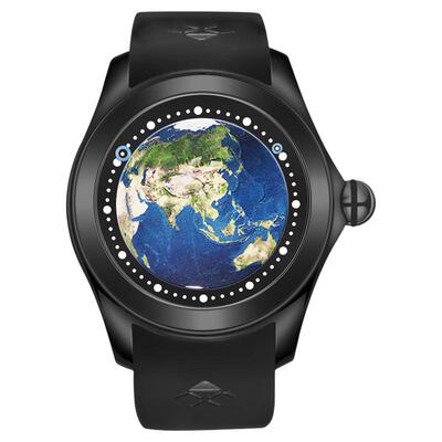 欧宝罗蓝色地球全自动机芯男士