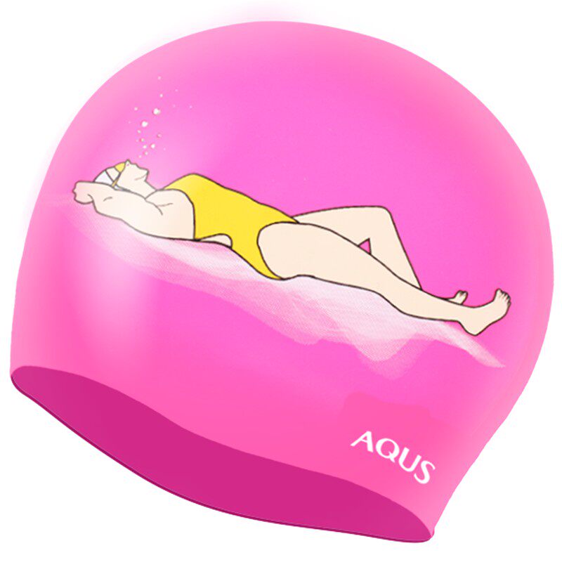 aqus韩国正品专业防水比赛游泳帽