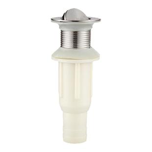 面盆下水器下水管配件洗手盆不锈钢落水器去水头弹跳带提篮溢水口