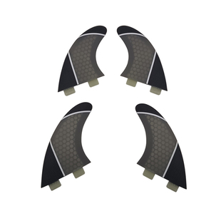 UPSURF冲浪板配件尾舵surf fin碳纤鱼鳍Double Tabs滑水桨板尾鳍