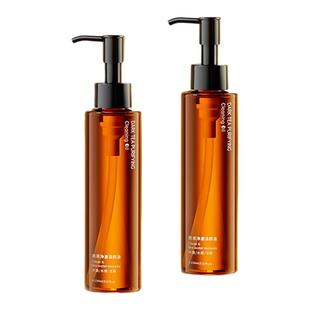 黑茶卸妆油女水感养肤清洁毛孔眼唇脸干湿两用温和深层清洁敏感肌