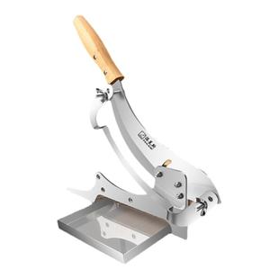 中药铡刀家用药材切片机西洋参切药刀切黄芪人参鹿茸手动小型闸刀