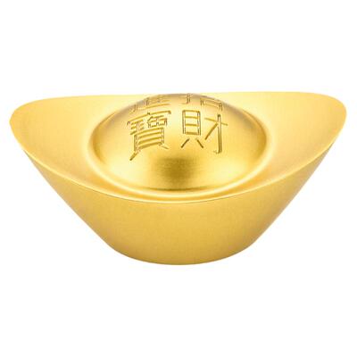 实心金元宝摆件家居店铺纯铜招财