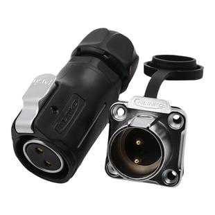 凌科连接器 航空插头LP20-2芯3芯4芯5芯7芯9芯12芯LED显示屏 反装