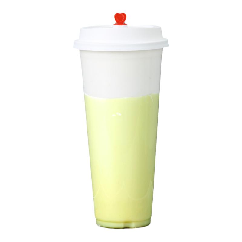 90口径一次性塑料奶茶杯商用定制