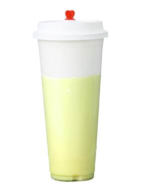 90口径一次性塑料奶茶杯商用定制