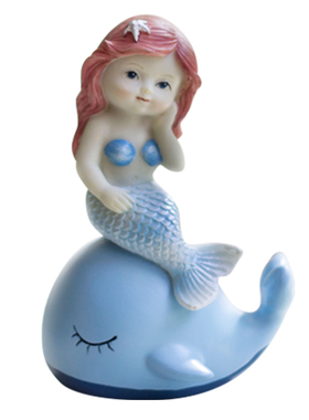 搭调美人鱼卧室可爱风少女摆件