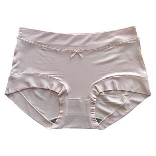 彩田内裤女30923平脚中腰莫代尔棉高弹纯色青年包臀柔软抗菌速干
