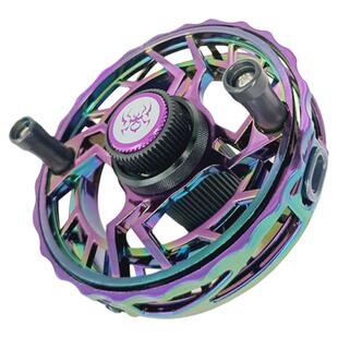 谷麦轮防炸线金属前打轮超轻渔轮手拨鱼线轮车盘全包围八卦风火轮