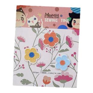 diy喵爸喵妈布贴贴补丁卡通小动物衣服绣花手缝刺绣娃衣贴布