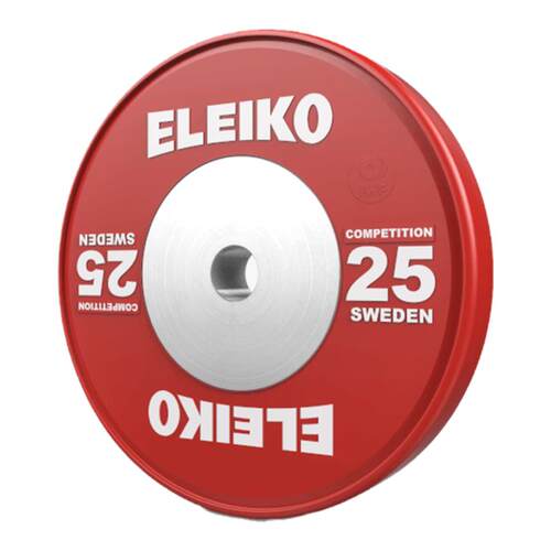 代购ELEIKO IWF杠铃片瑞典原装进口举重力量举健身房卧推深蹲硬拉