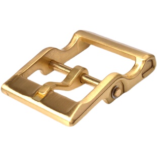 风尘6代皮带头实心黄铜针扣纯黄铜腰带扣带头钉可拆卸非铸造男38