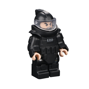 中国积木军事人仔匪徒特警公仔特种兵警察人偶男孩子儿童拼装玩具