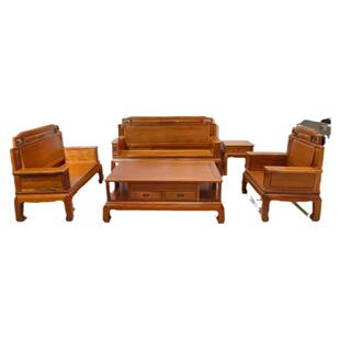 进口金花梨红木沙发中式客厅沙发123五件格木沙发实木沙发厂直销