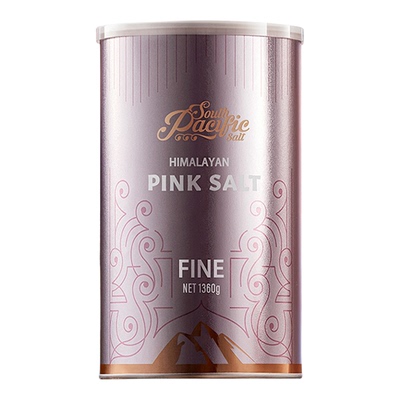SPS喜马拉雅粉盐进口玫瑰盐无碘盐矿盐天然细盐无重金属1.36kg