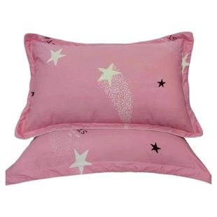 定制纯棉加厚磨毛单个枕头套全棉宿舍枕芯套40x60cm宽边拉链枕套