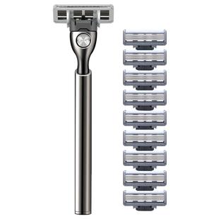 阿帕齐6层刀片剃须刀手动刮胡刀德国刀头阿帕奇六层刮胡子刮脸刀