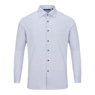 【丝棉轻绒】LAMPO/蓝豹男士长袖衬衫丝棉轻绒商务正装长袖衬衣