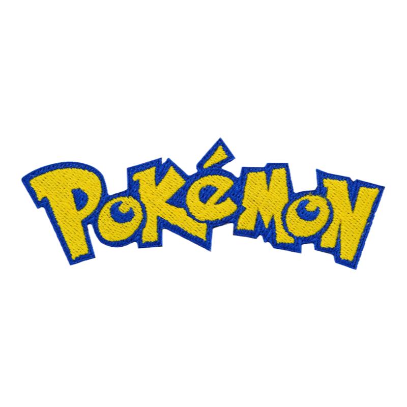 Pokemon宝可梦热熔胶补丁贴勾面魔术贴卡通动漫精工刺绣布贴徽章