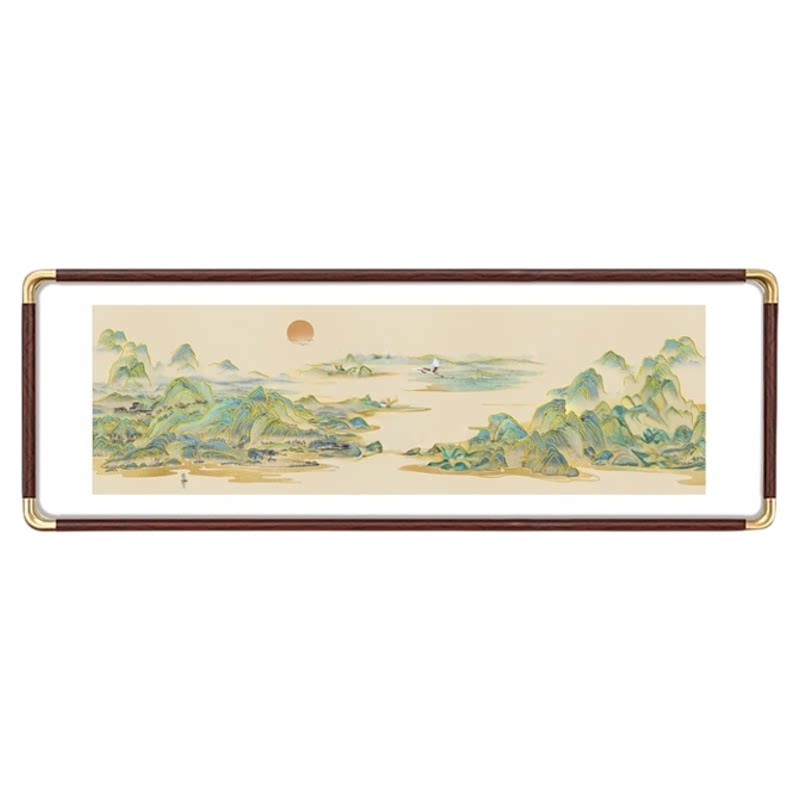 千里山川江山图装饰画