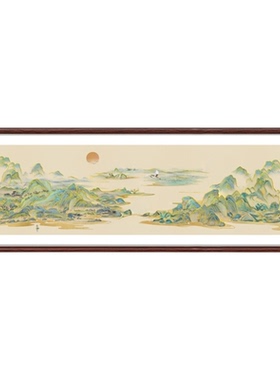 千里山川江山图装饰画