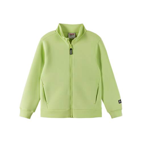 芬兰Reima男女儿童中童吸湿排汗运动质感在线舒适针织开衫夹克