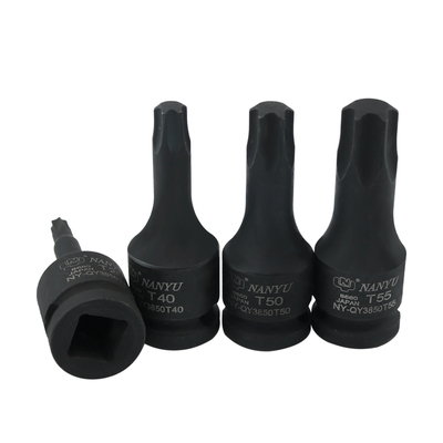 南豫内六花角工具3/8中飞t30 t45套筒t50内六花内六角旋具套筒