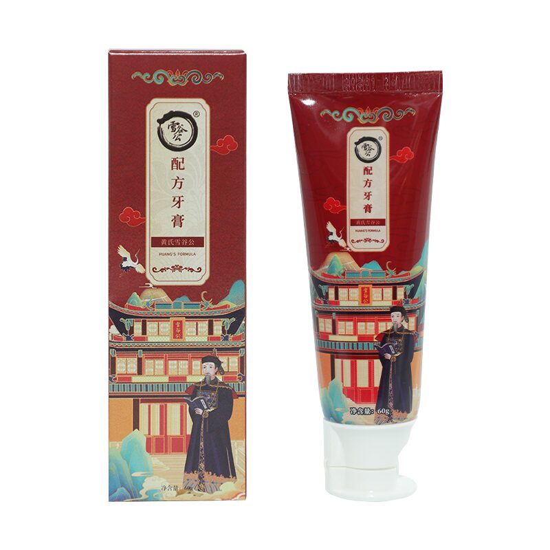 雪谷公草本牙膏清新护理