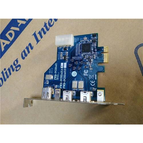 议价IOI台湾 FWB-PCIE1X21A LSI FW643 1394B采集卡800M工业视觉