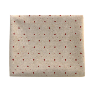 秋冬灯芯绒布料爱心印花灯芯呢女童连衣裙裤子家居服面料手工diy