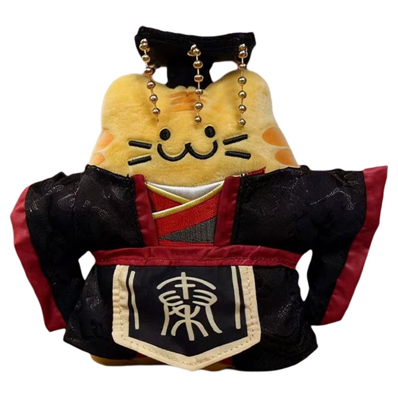 秦始皇兵马俑博物馆朕的毛绒玩偶兵猫俑秦喵皇西安文创纪念品挂件