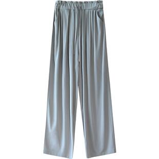 COCOBELLA夏凉感宽松休闲女裤浅色弯刀裤大码灯笼裤哈伦裤PA3071