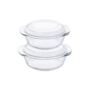 带盖玻璃碗微波炉加热专用器皿盘耐高温家用盆大号汤碗蛋羹蒸蛋碗