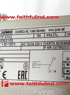 议价Jumo 00464888 久茂全新温度传感器 ATH-2 603021/02