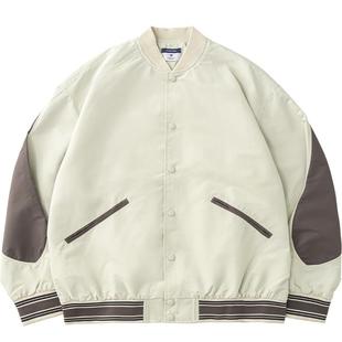 BENPANDA 安纳西Teflon三防拼色棒球服男夹克春季日系情侣装外套
