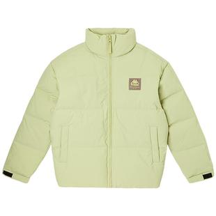 Kappa卡帕outlets背靠背羽绒服情侣男女冬短款面包服户外防寒服