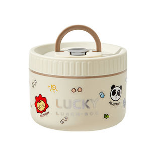 316不锈钢上班族保温饭盒可微波炉加热便当盒家用学生儿童小汤碗