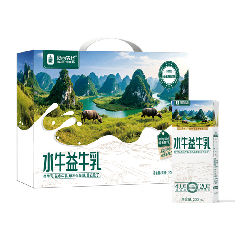 良西农场水牛益牛乳200ml*调制乳（风味奶）