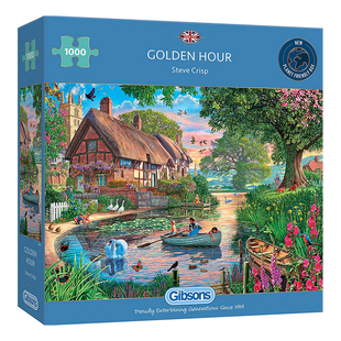 Gibsons欧洲进口拼图1000片晚霞时光G6310风景成年减压益智玩具