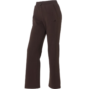 adidas阿迪达斯女子运动休闲高腰舒适针织阔腿裤长裤锐力KH2686