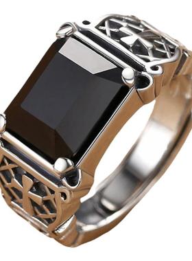 S925纯银男士高级感开口指环