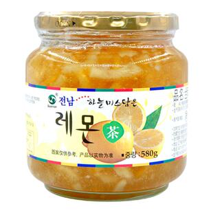 【全南旗舰店】全南蜂蜜柠檬茶580g韩国进口水果茶柠檬花果酱冲饮