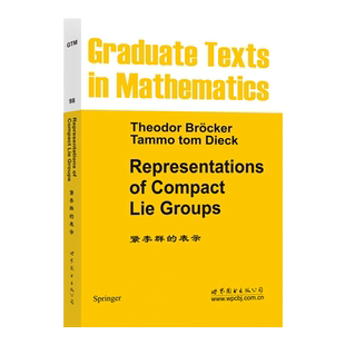 【GTM98】紧李群的表示 英文版 数理化精品 出版社官方自营