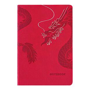 笔记本本子定制可印logo超厚商务记事本工作2024年新款A5日记本高颜值简约大学生加厚办公会议记录本皮面订做